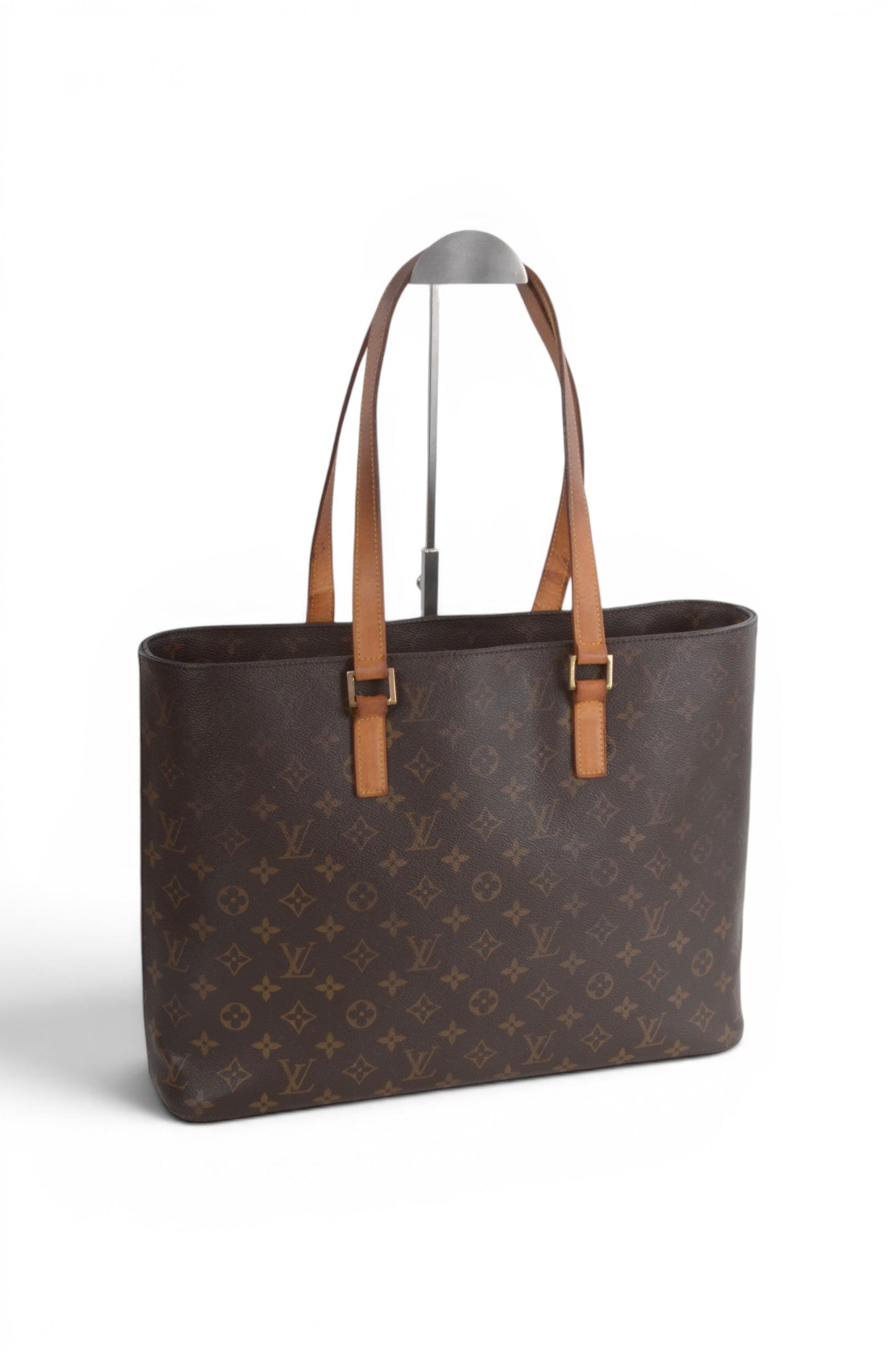 Louis Vuitton Luco Tote Shoulder Bag Vintage Monogram Handbag Designer Classic