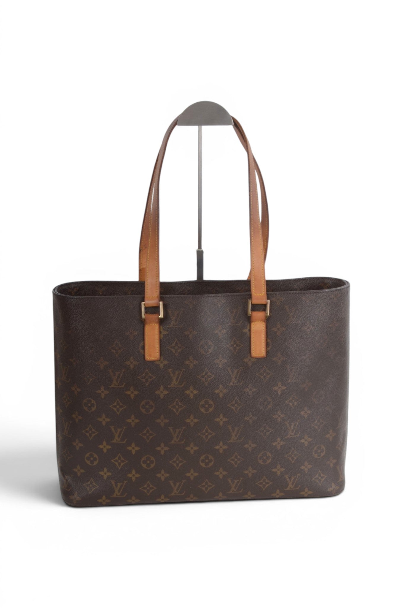 Louis Vuitton Luco Tote Shoulder Bag Vintage Monogram Handbag Designer Classic