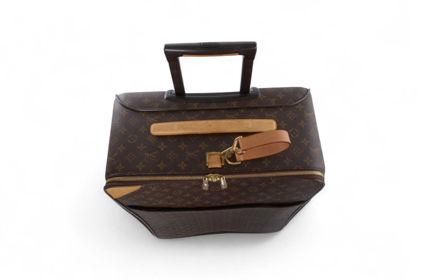 Louis Vuitton Monogram Canvas Pégase 65 Suitcase Travel Trolley Check in Bag Designer Classic