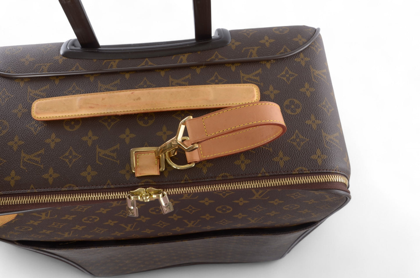 Louis Vuitton Monogram Canvas Pégase 65 Suitcase Travel Trolley Check in Bag Designer Classic