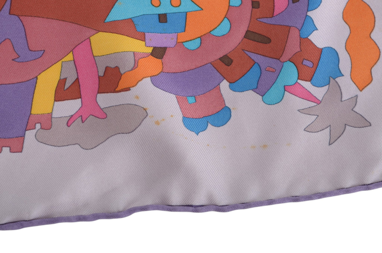 Hermès Scarf Carré 42 Mediterranean Garden 100% Silk Multicolor Designer Classic
