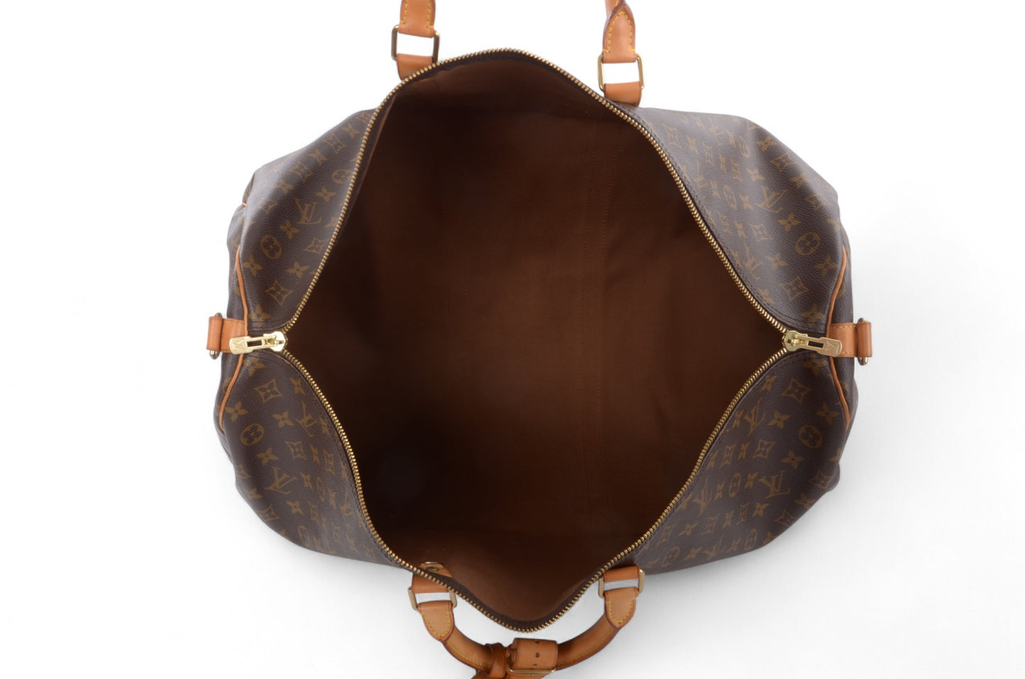 Louis Vuitton Keepall Bandoulière 60 Monogram Vintage Boston Bag Weekendbag Travel Canvas Designer Classic