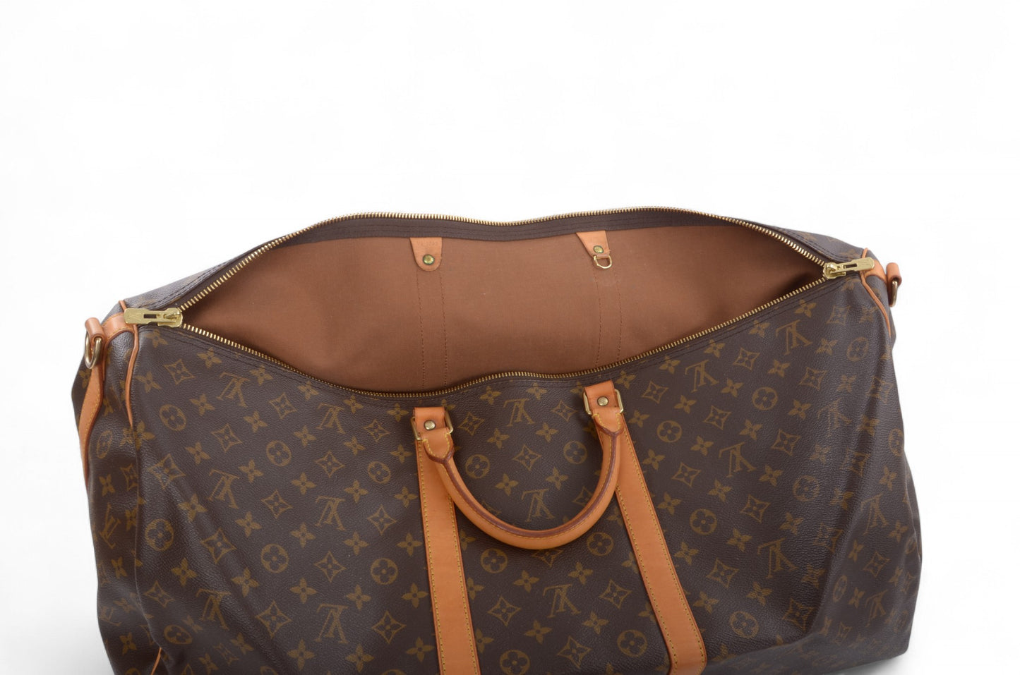 Louis Vuitton Keepall Bandoulière 60 Monogram Vintage Boston Bag Weekendbag Travel Canvas Designer Classic