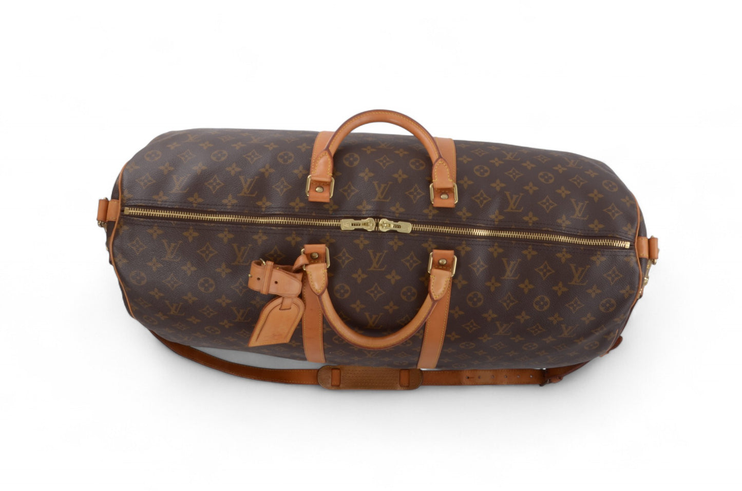 Louis Vuitton Keepall Bandoulière 60 Monogram Vintage Boston Bag Weekendbag Travel Canvas Designer Classic