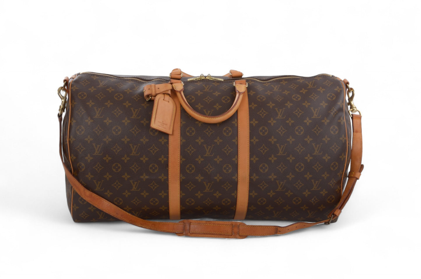 Louis Vuitton Keepall Bandoulière 60 Monogram Vintage Boston Bag Weekendbag Travel Canvas Designer Classic