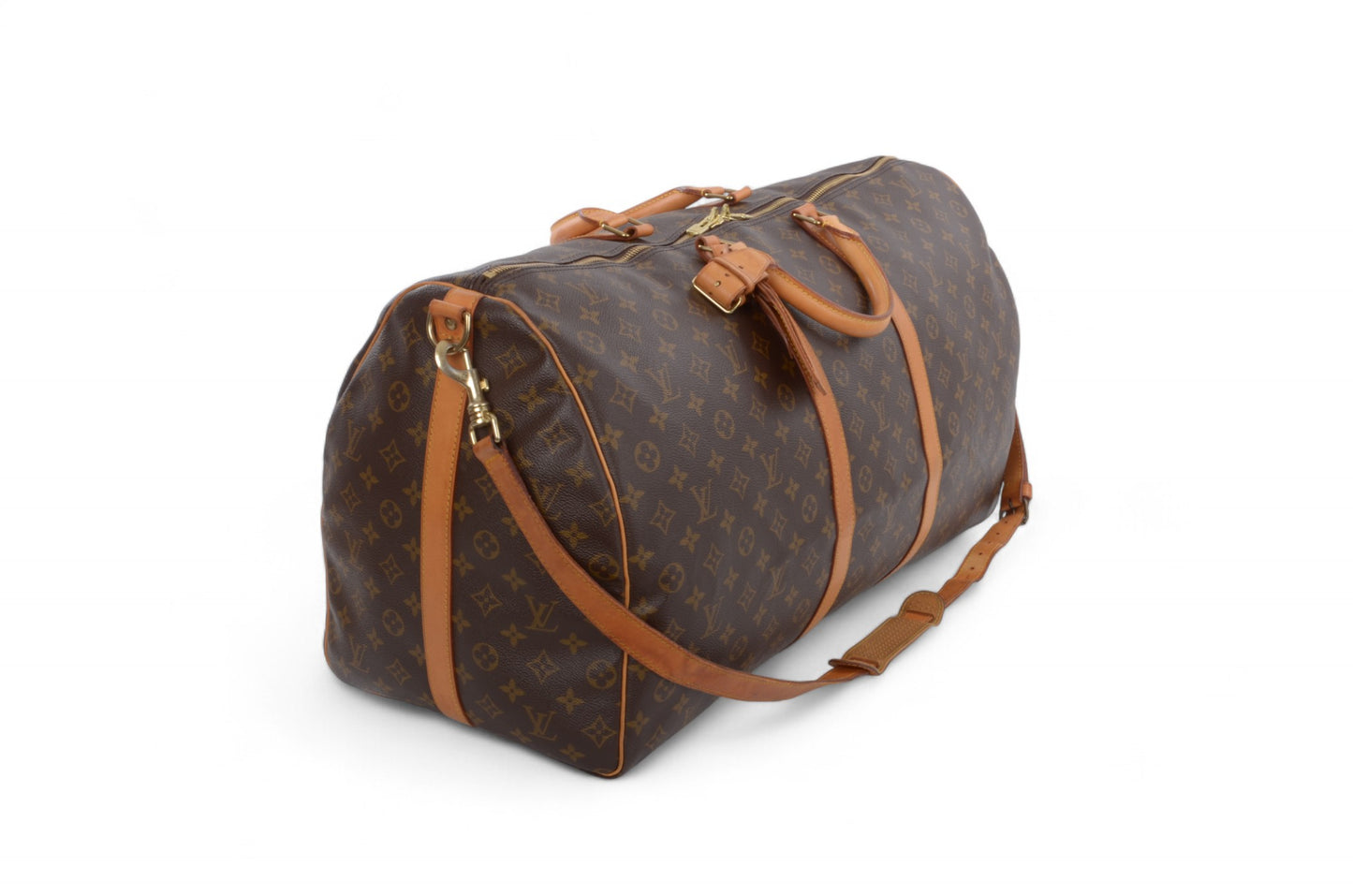 Louis Vuitton Keepall Bandoulière 60 Monogram Vintage Boston Bag Weekendbag Travel Canvas Designer Classic