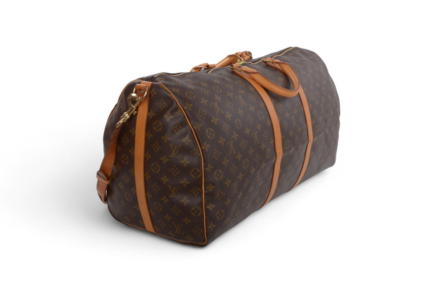 Louis Vuitton Keepall Bandoulière 60 Monogram Vintage Boston Bag Weekendbag Travel Canvas Designer Classic