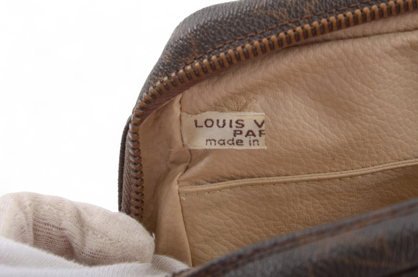 Louis Vuitton Trousse 23 Pouch Clutch Makeup Toilet Bag Monogram Vintage Designer Classic