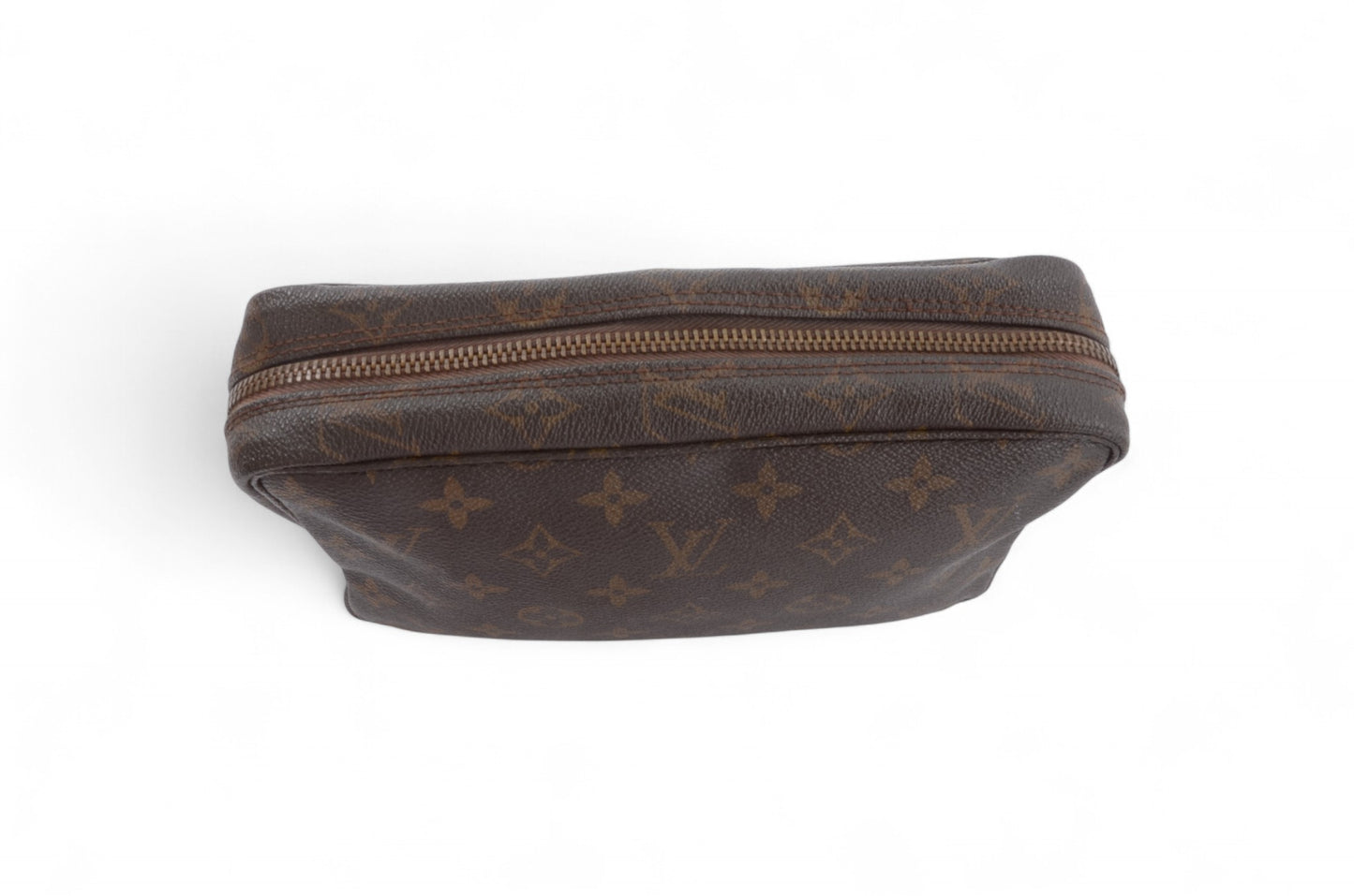 Louis Vuitton Trousse 23 Pouch Clutch Makeup Toilet Bag Monogram Vintage Designer Classic