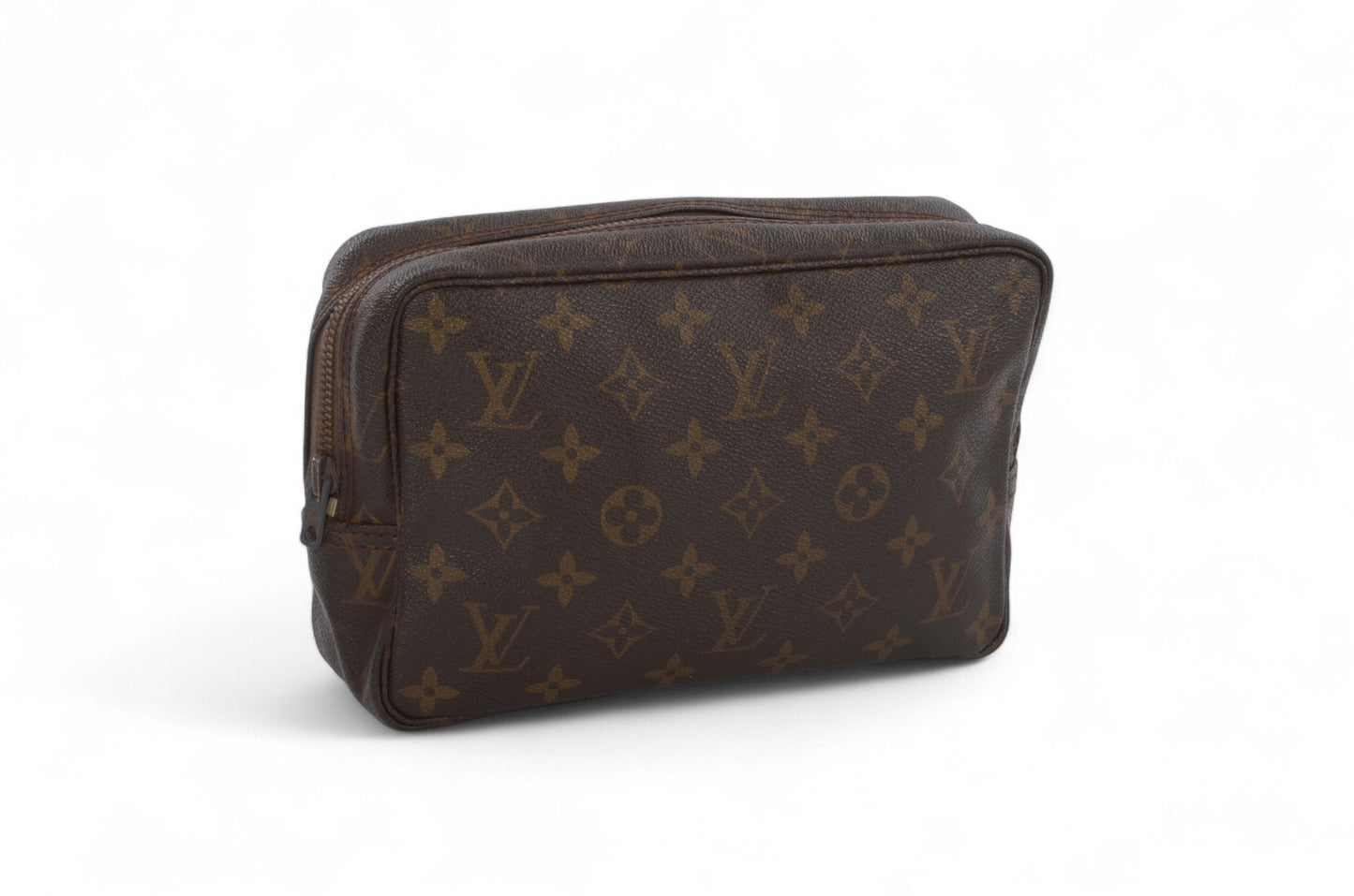 Louis Vuitton Trousse 23 Pouch Clutch Makeup Toilet Bag Monogram Vintage Designer Classic