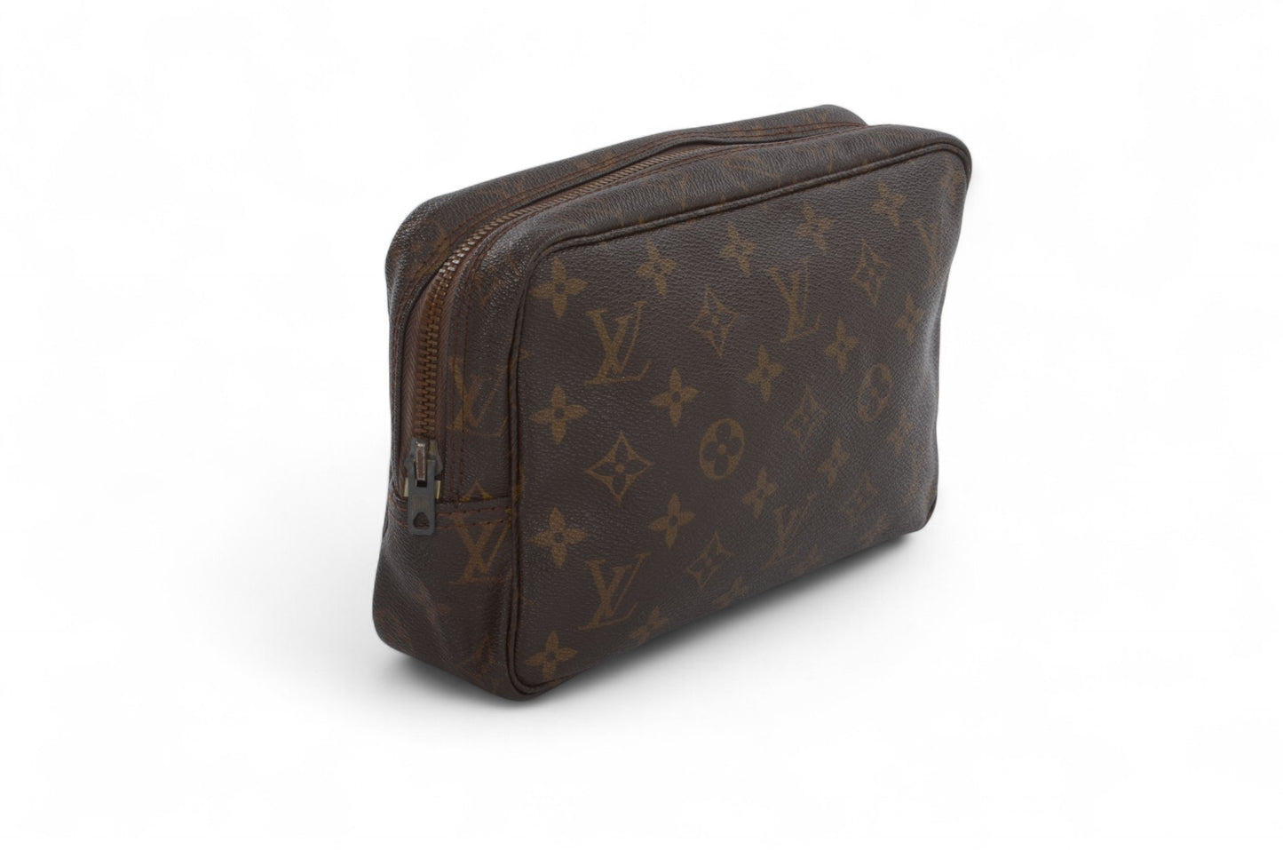 Louis Vuitton Trousse 23 Pouch Clutch Makeup Toilet Bag Monogram Vintage Designer Classic