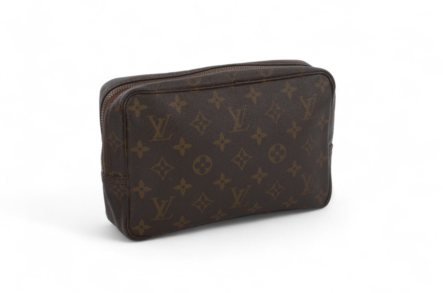 Louis Vuitton Trousse 23 Pouch Clutch Makeup Toilet Bag Monogram Vintage Designer Classic
