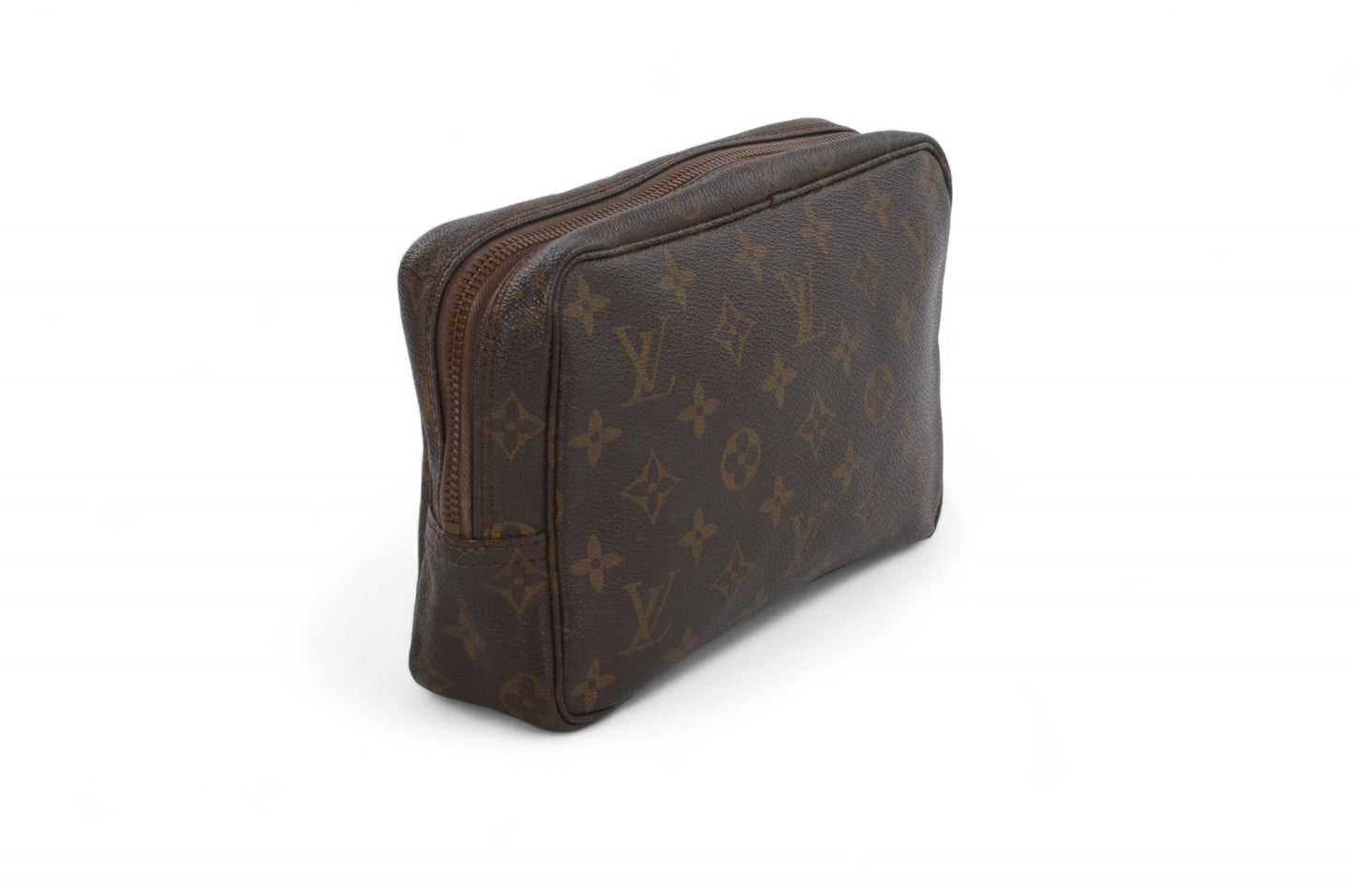 Louis Vuitton Trousse 23 Pouch Clutch Makeup Toilet Bag Monogram Vintage Designer Classic