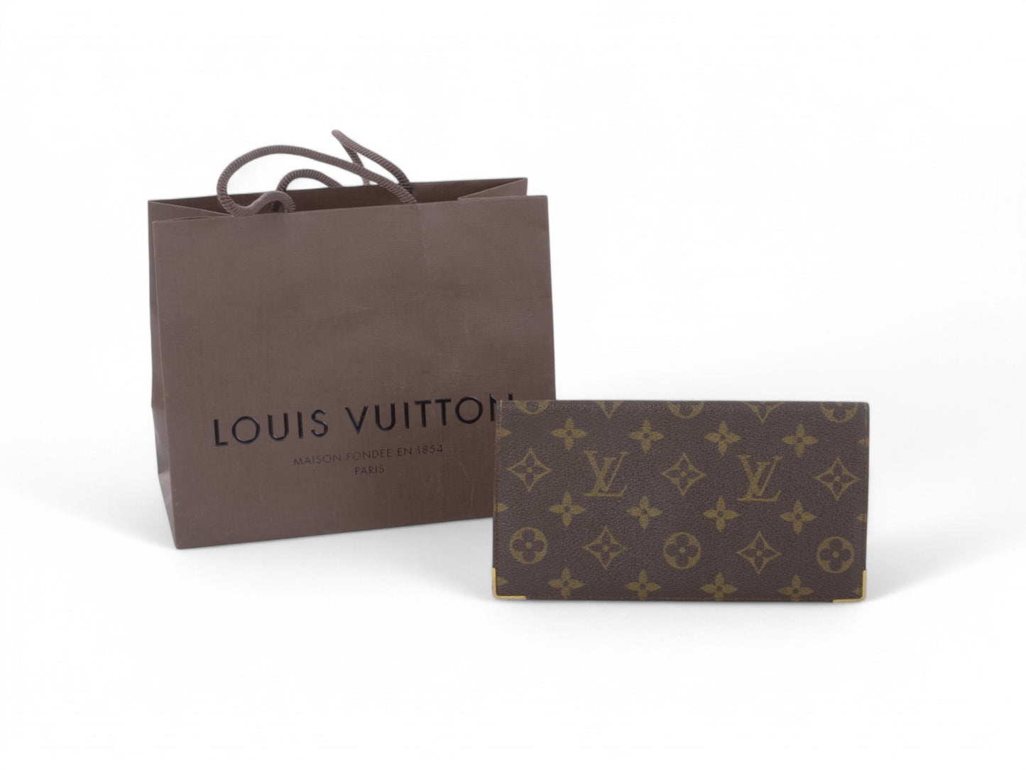 Louis Vuitton Wallet Cardholder Monogram Canvas Vintage Case