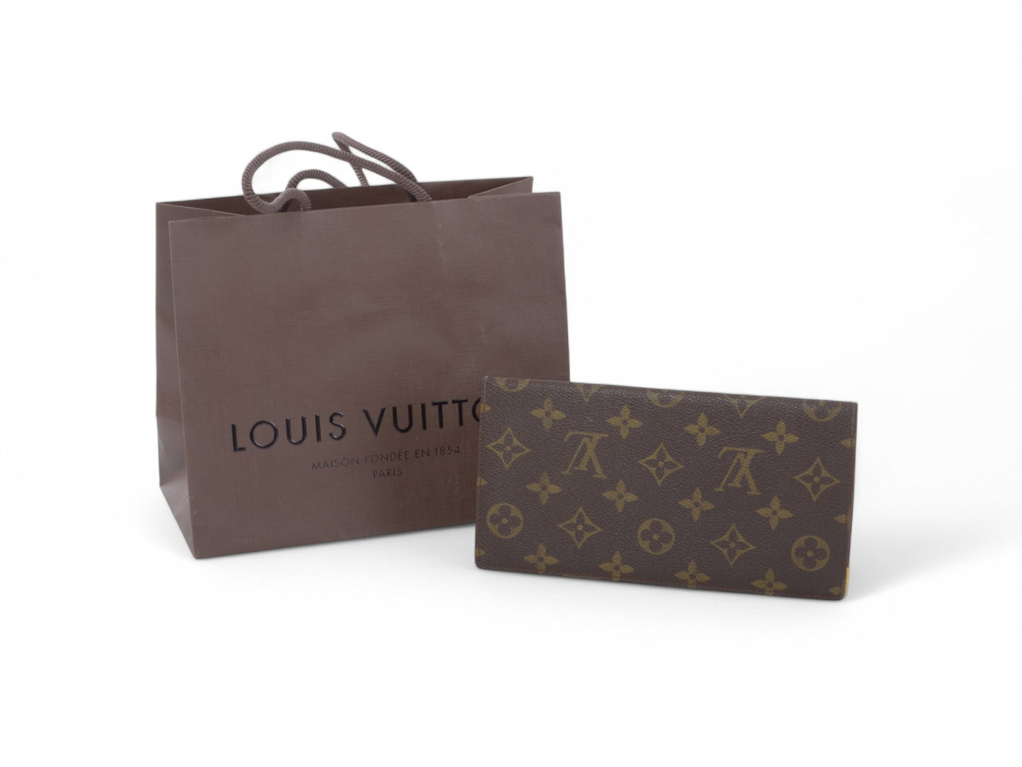 Louis Vuitton Wallet Cardholder Monogram Canvas Vintage Case