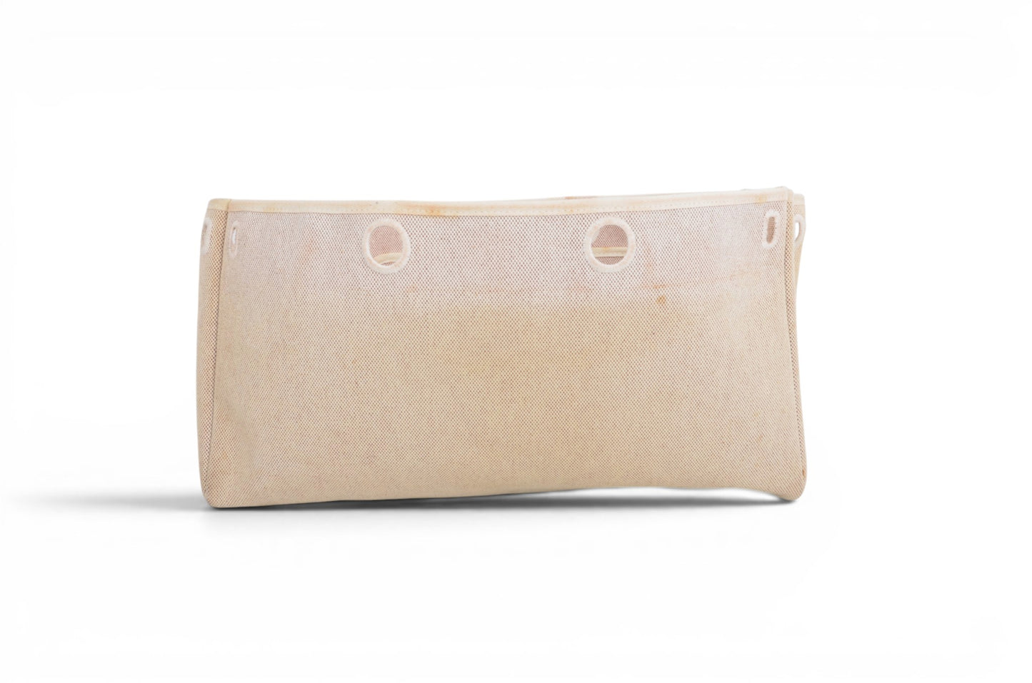 Hermès Herbag Spare Bag Tote Handbag Leather Beige Brown Vintage Designer Classic Authentic