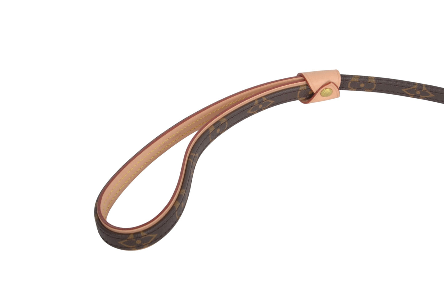 Louis Vuitton Baxter Pet Cat Dog Leash Lead MM Monogram Canvas Leather