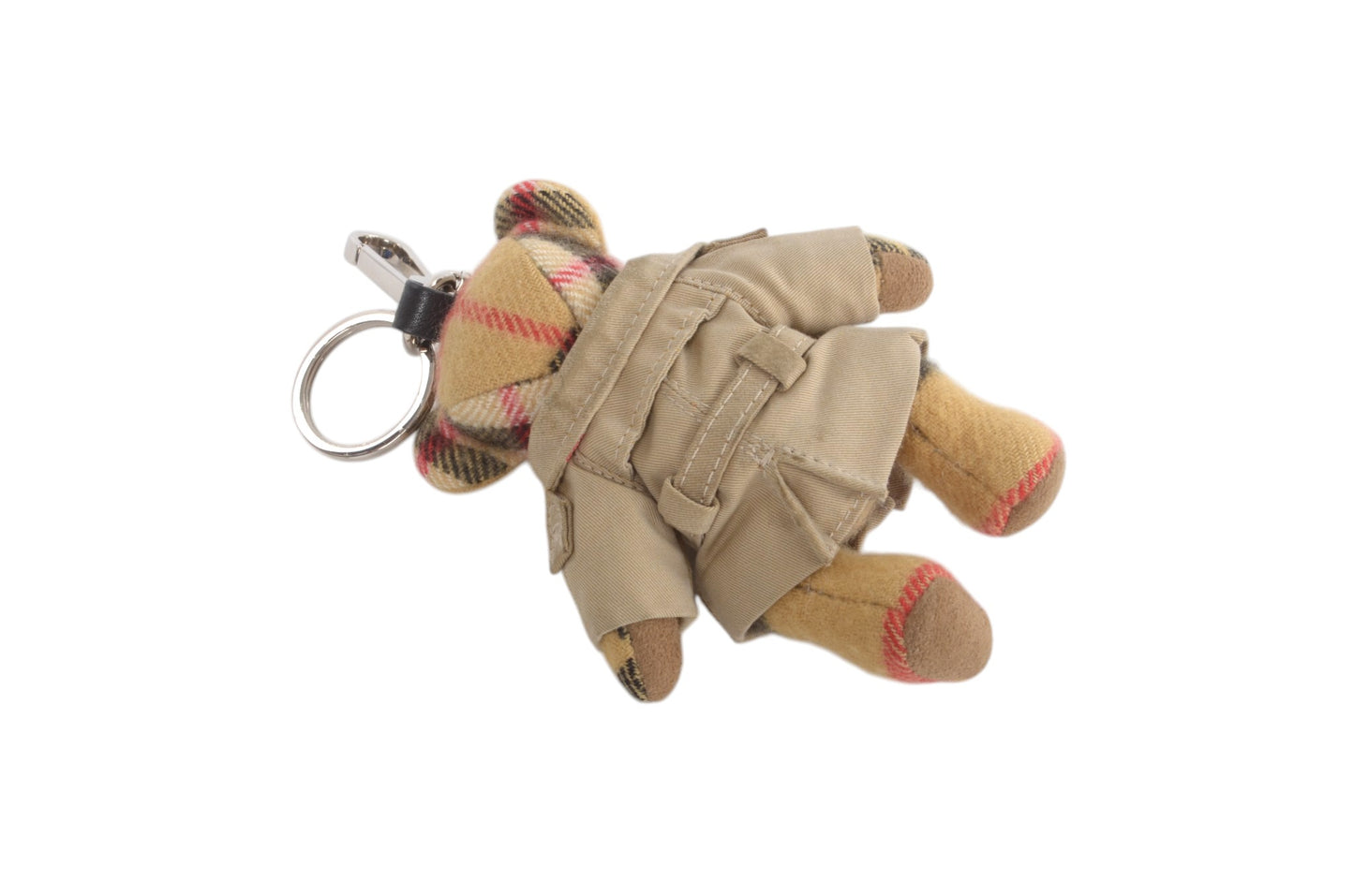 Burberry Keychain Charm Bear Nova Check Trench Coat Bag Charm Keychain Key Chain Holder Keyring Accessory Designer Classic
