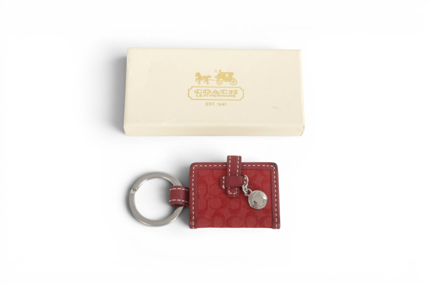 Coach Bag Charm Key Chain Holder Keyring Accessory Designer Classic