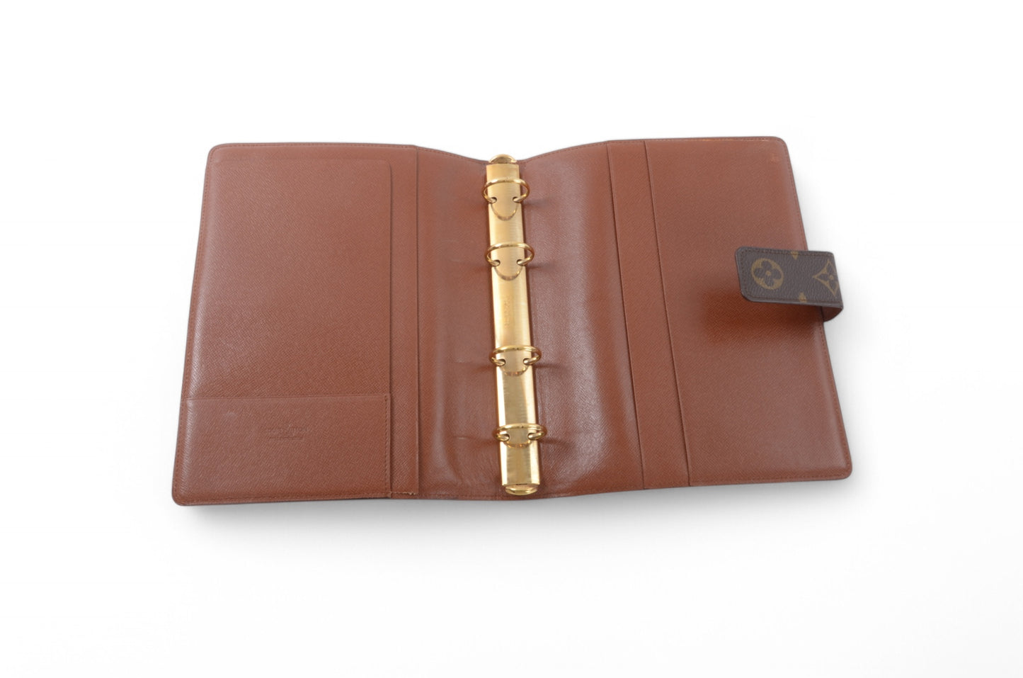 Louis Vuitton Monogram Agenda GM Day Planner Cover Case Calendar Vintage Book