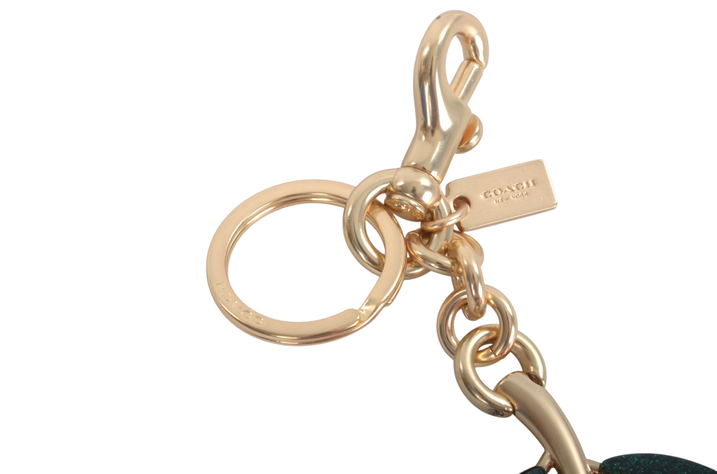 Coach Signature Cherry Bag Charm Key Chain Holder Keyring Accessory Designer Classic
