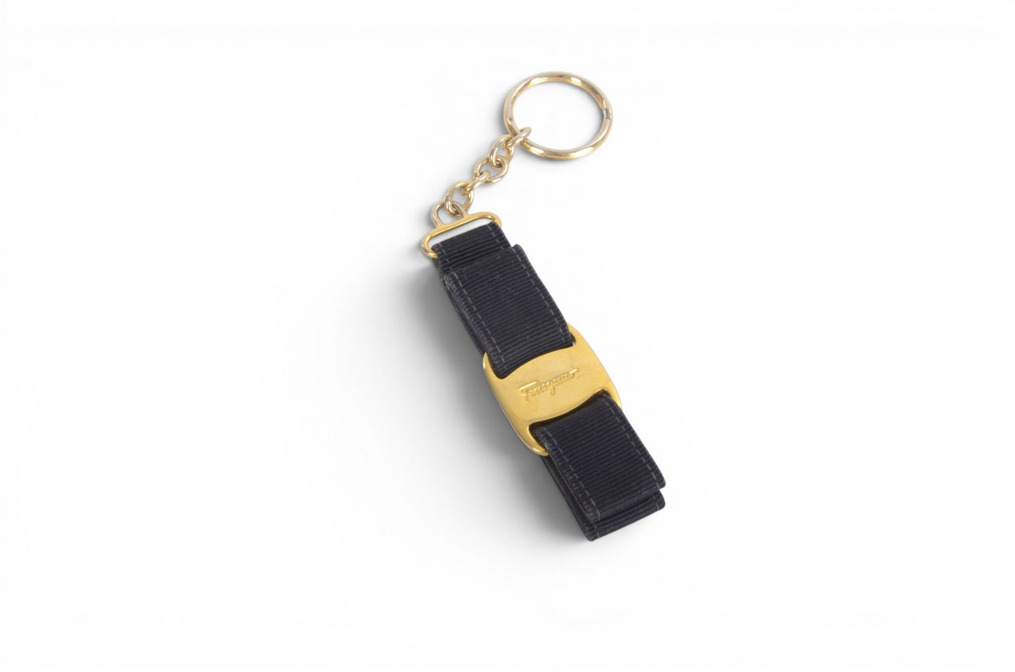 Salvatore Ferragamo Bag Charm Key Chain Holder Keyring Accessory Designer Classic