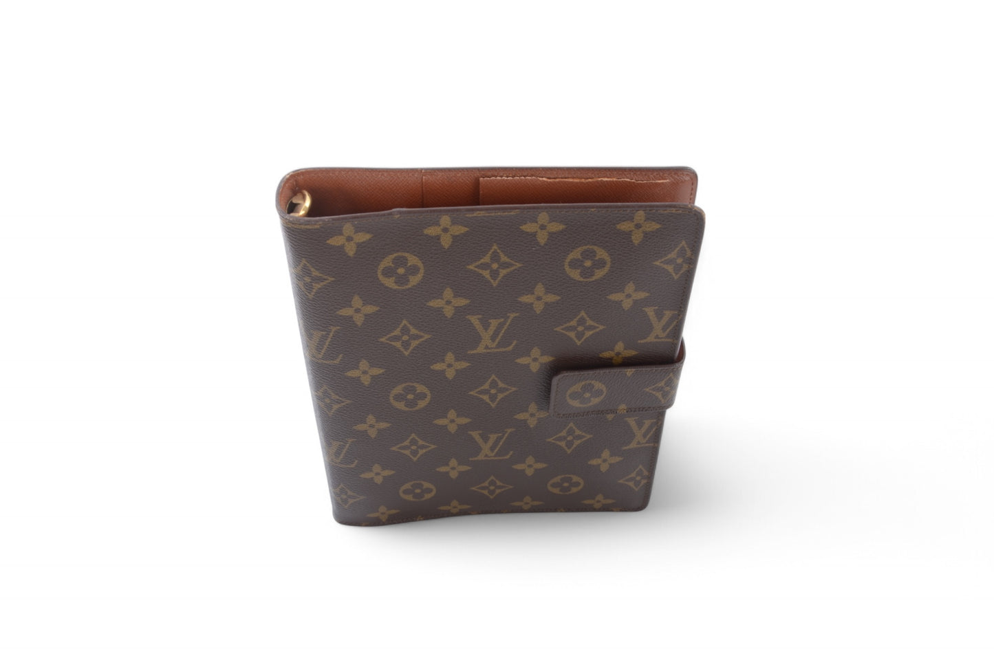 Louis Vuitton Monogram Agenda GM Day Planner Cover Case Calendar Vintage Book