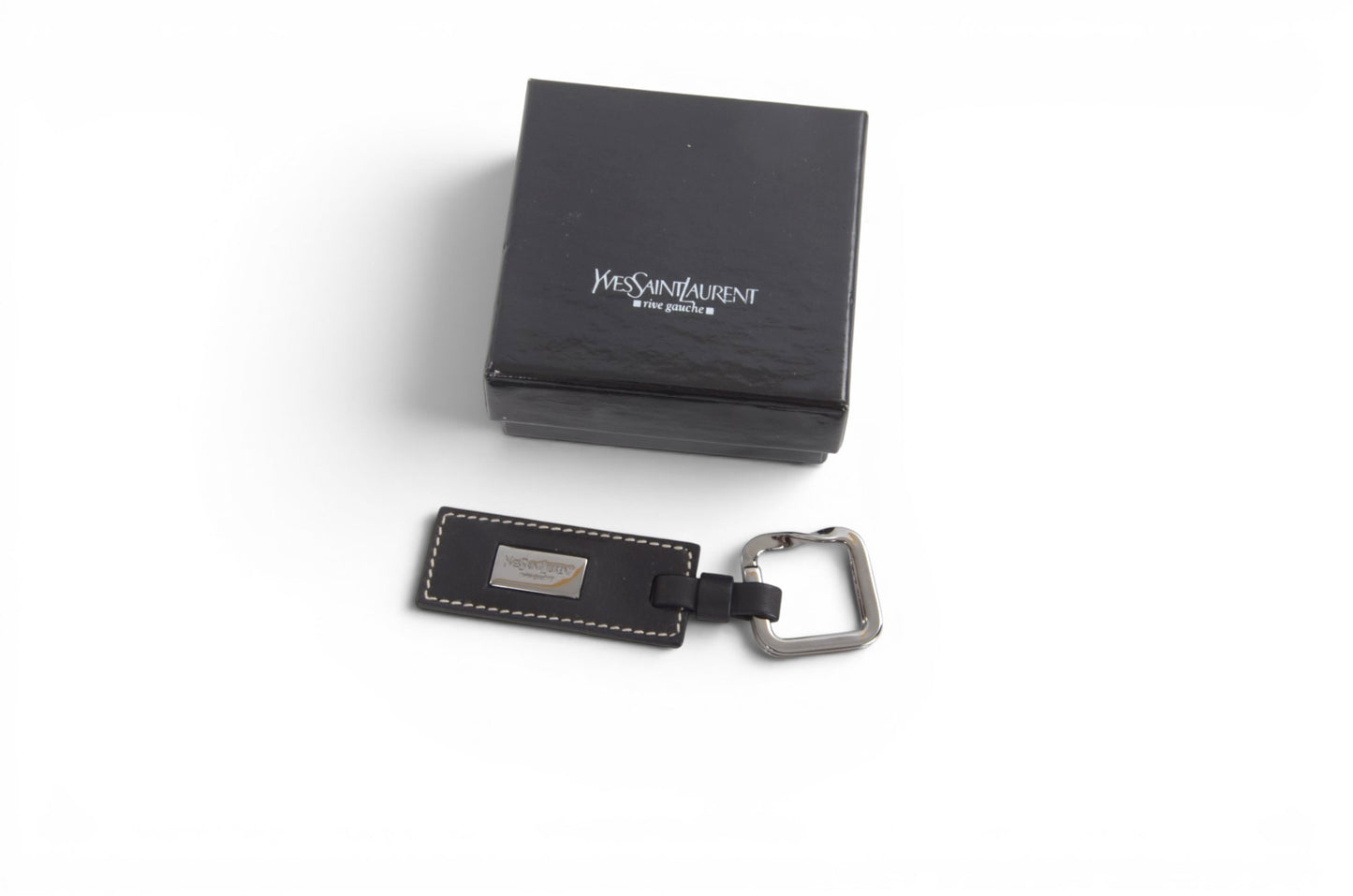 Yves Saint Laurent YSL Bag Charm Key Chain Holder Keyring Accessory Designer Classic