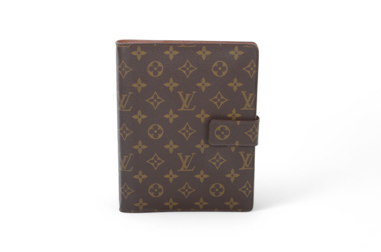 Louis Vuitton Monogram Agenda GM Day Planner Cover Case Calendar Vintage Book