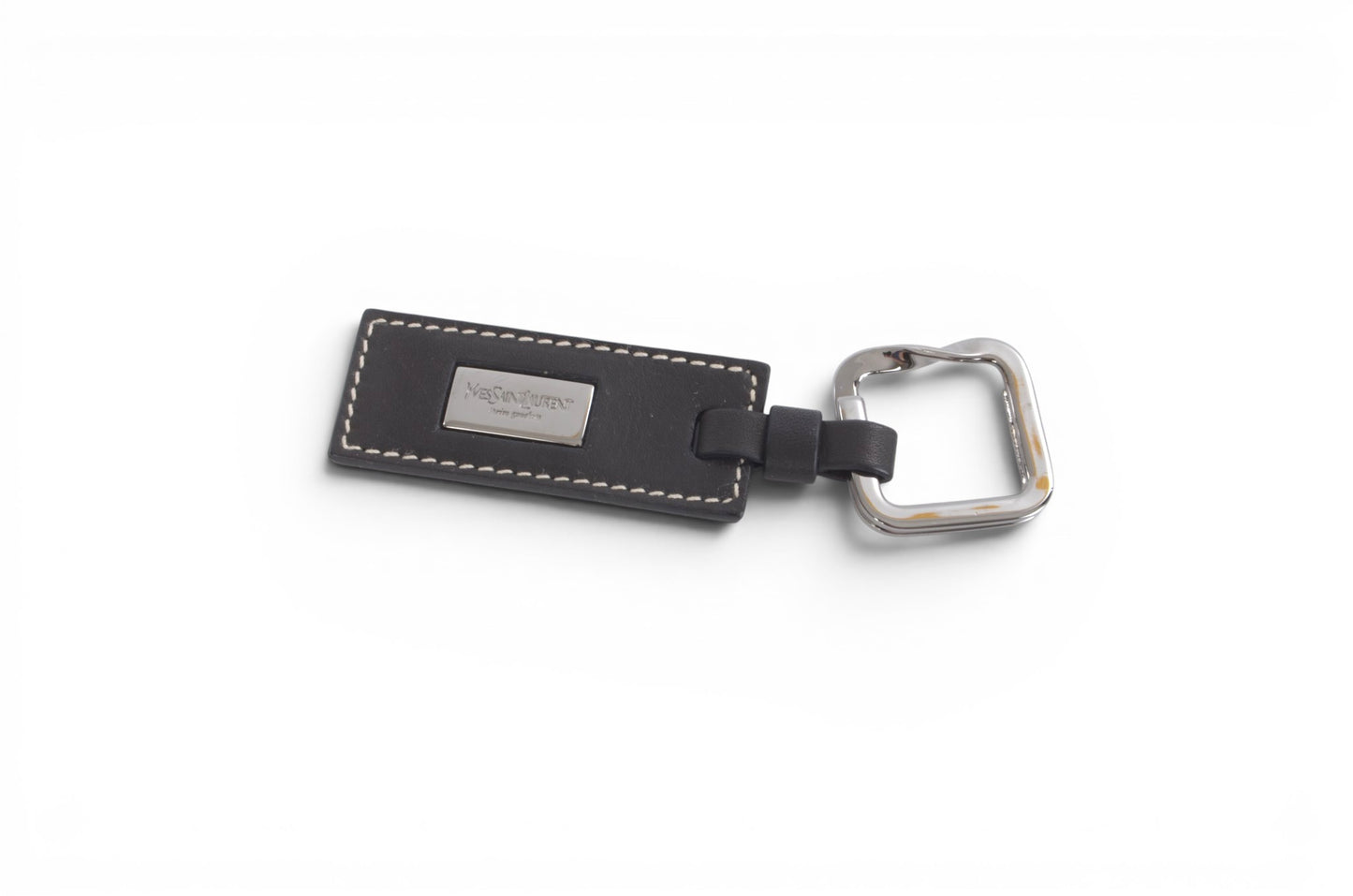 Yves Saint Laurent YSL Bag Charm Key Chain Holder Keyring Accessory Designer Classic