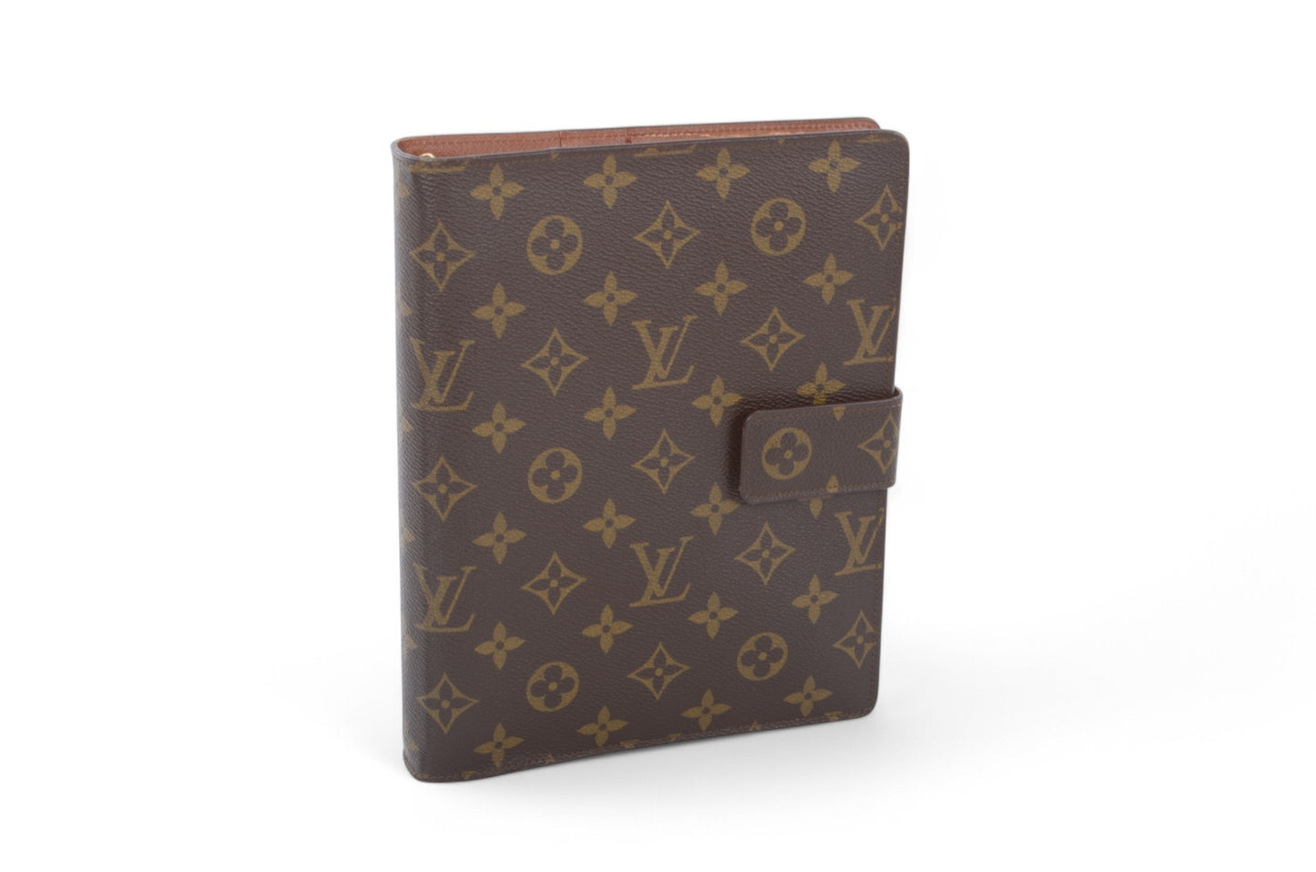 Louis Vuitton Monogram Agenda GM Day Planner Cover Case Calendar Vintage Book