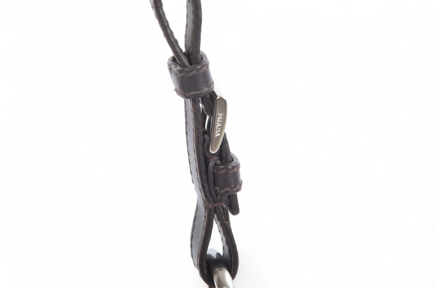 Prada Suede Shoulder Bag Handbag Vintage Leather Logo Brown Designer Classic