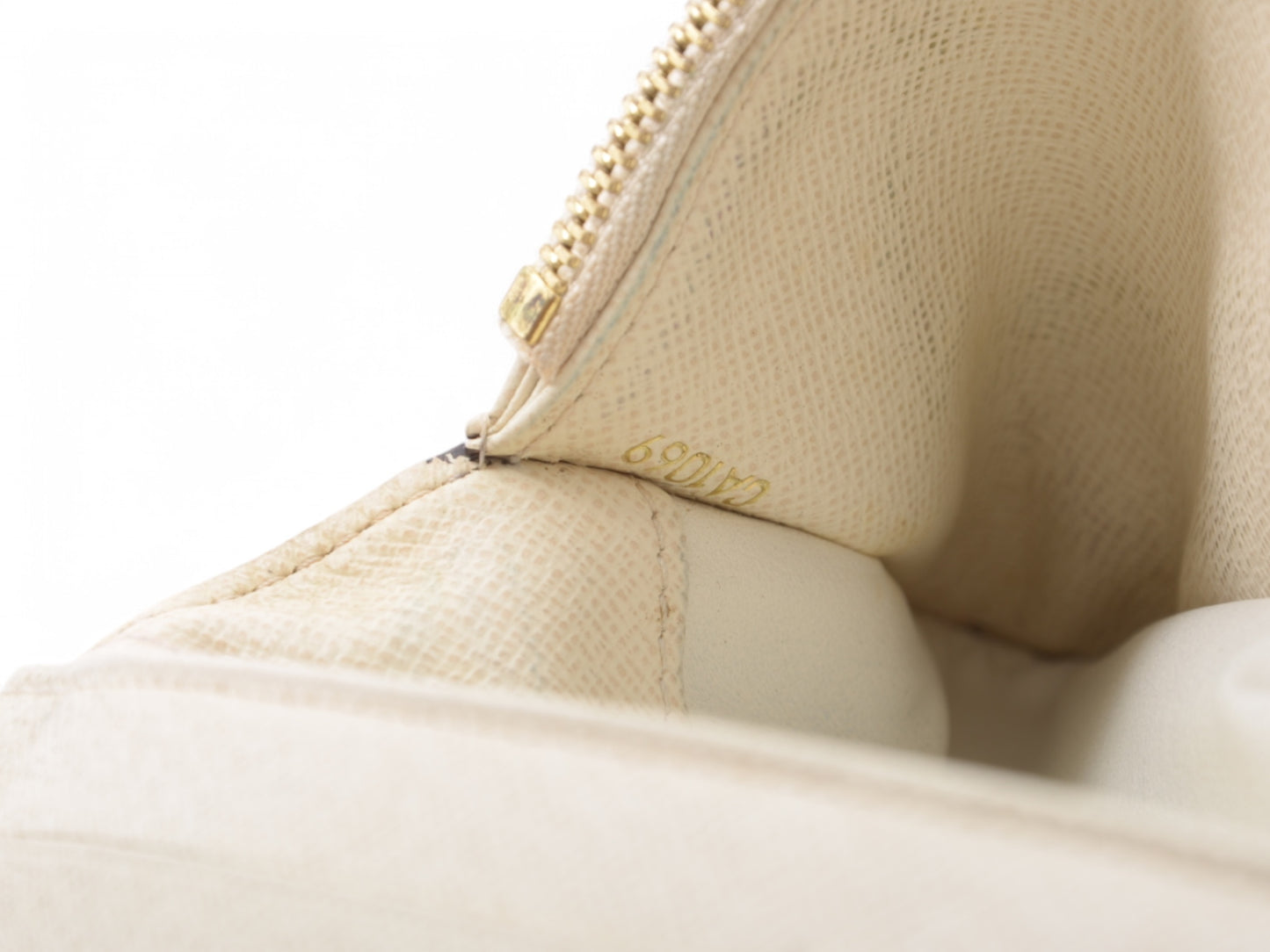 Louis Vuitton Insolite Monogram Zip Wallet Zippy Leather Canvas Brown Ivory Crossbody Bag