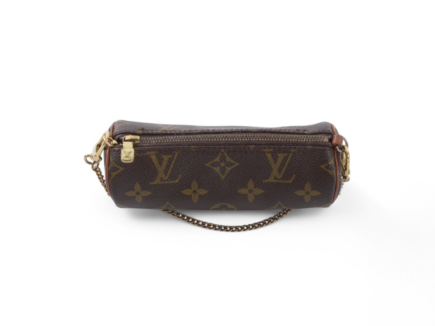 Louis Vuitton Mini Papillon Pouch Monogram Canvas Bag Chain Multi-Case Accessory Case Vintage