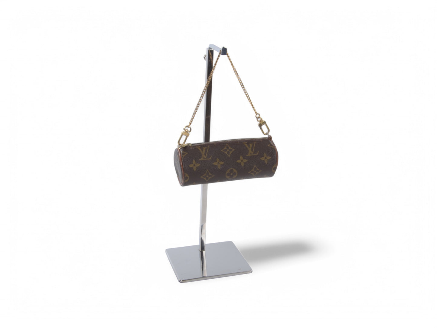 Louis Vuitton Mini Papillon Pouch Monogram Canvas Bag Chain Multi-Case Accessory Case Vintage