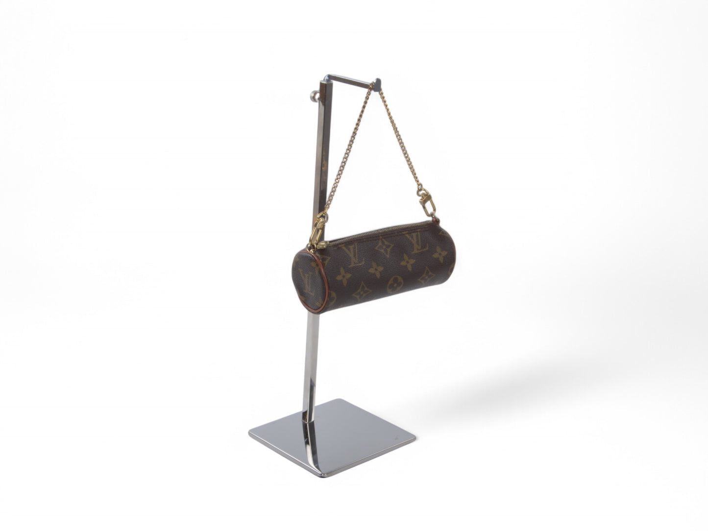 Louis Vuitton Mini Papillon Pouch Monogram Canvas Bag Chain Multi-Case Accessory Case Vintage