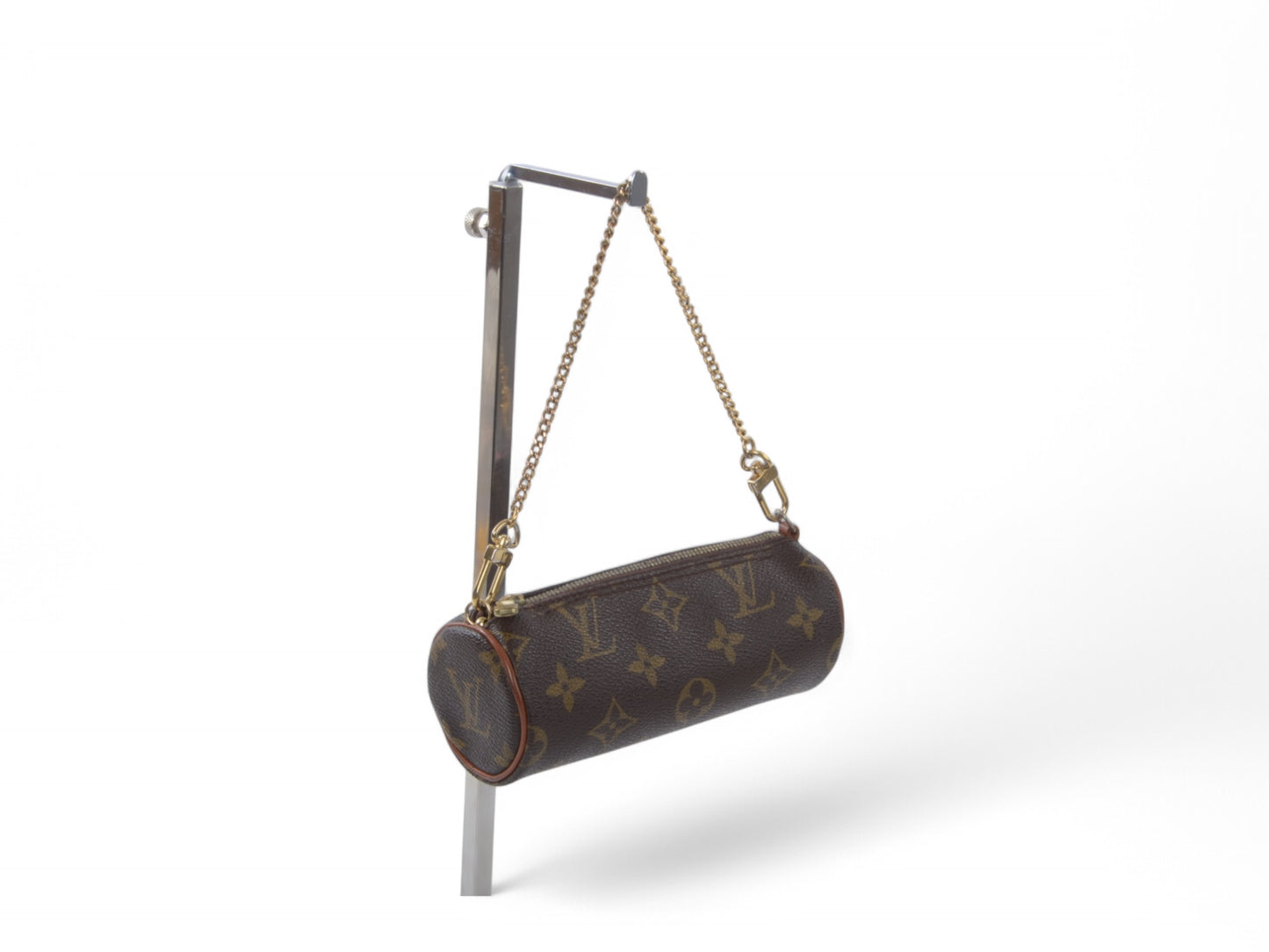 Louis Vuitton Mini Papillon Pouch Monogram Canvas Bag Chain Multi-Case Accessory Case Vintage