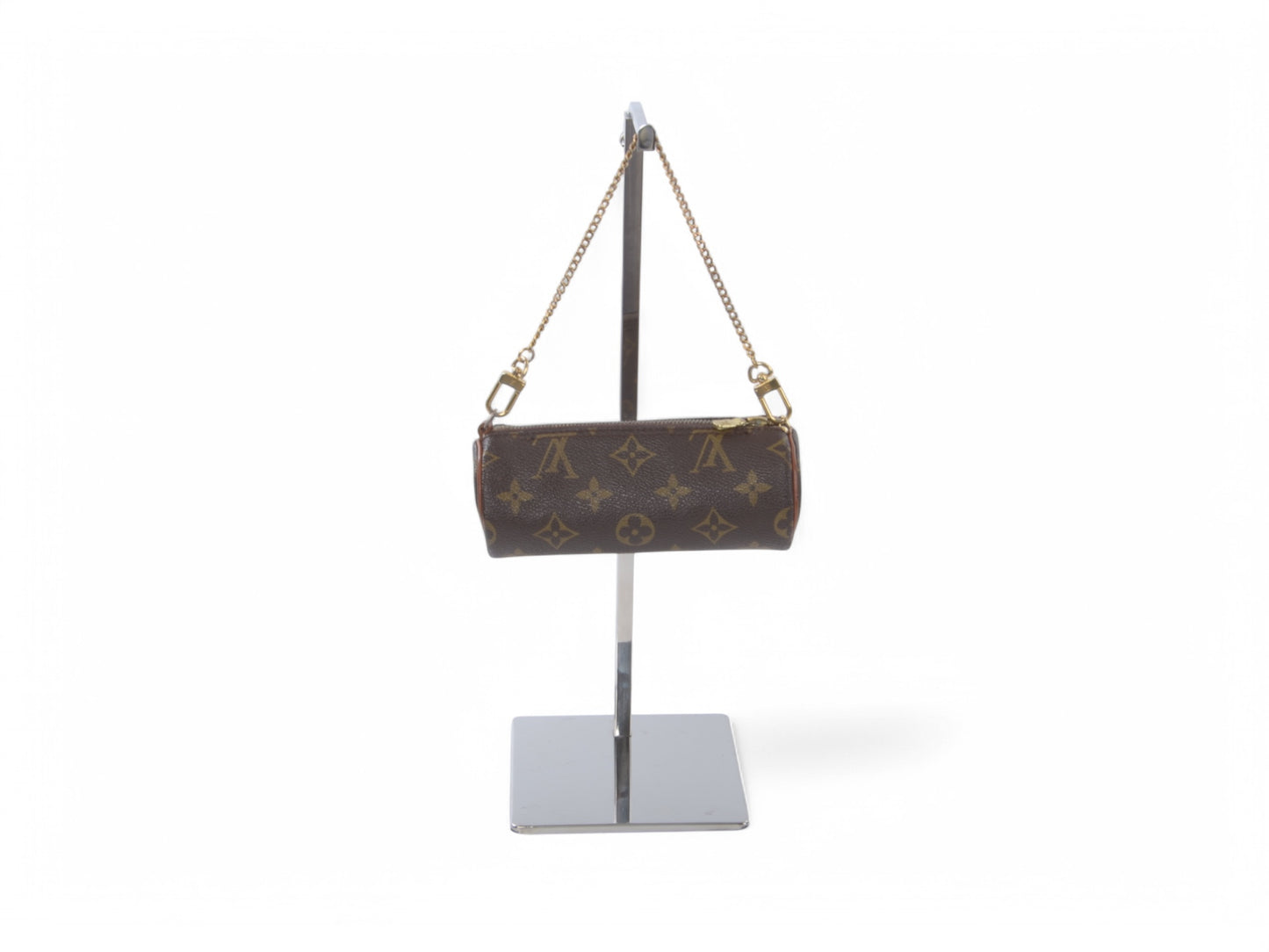 Louis Vuitton Mini Papillon Pouch Monogram Canvas Bag Chain Multi-Case Accessory Case Vintage