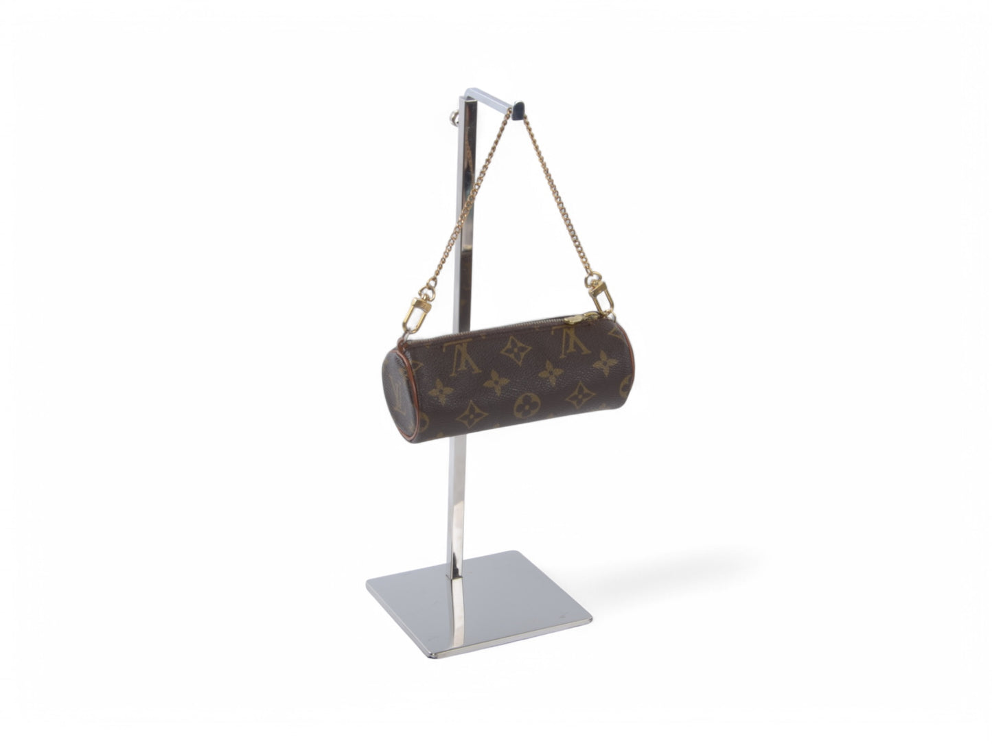 Louis Vuitton Mini Papillon Pouch Monogram Canvas Bag Chain Multi-Case Accessory Case Vintage