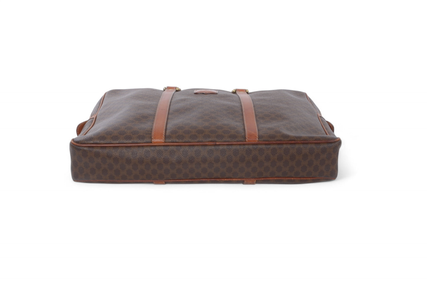 Celine Triomphe Vintage Handbag Business Bag Briefcase Brown Monogram