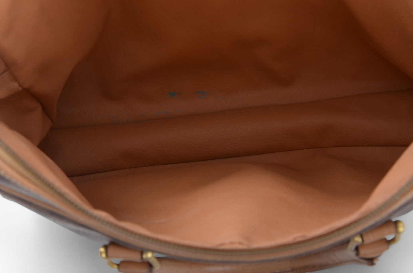 Celine Triomphe Vintage Handbag Business Bag Briefcase Brown Monogram