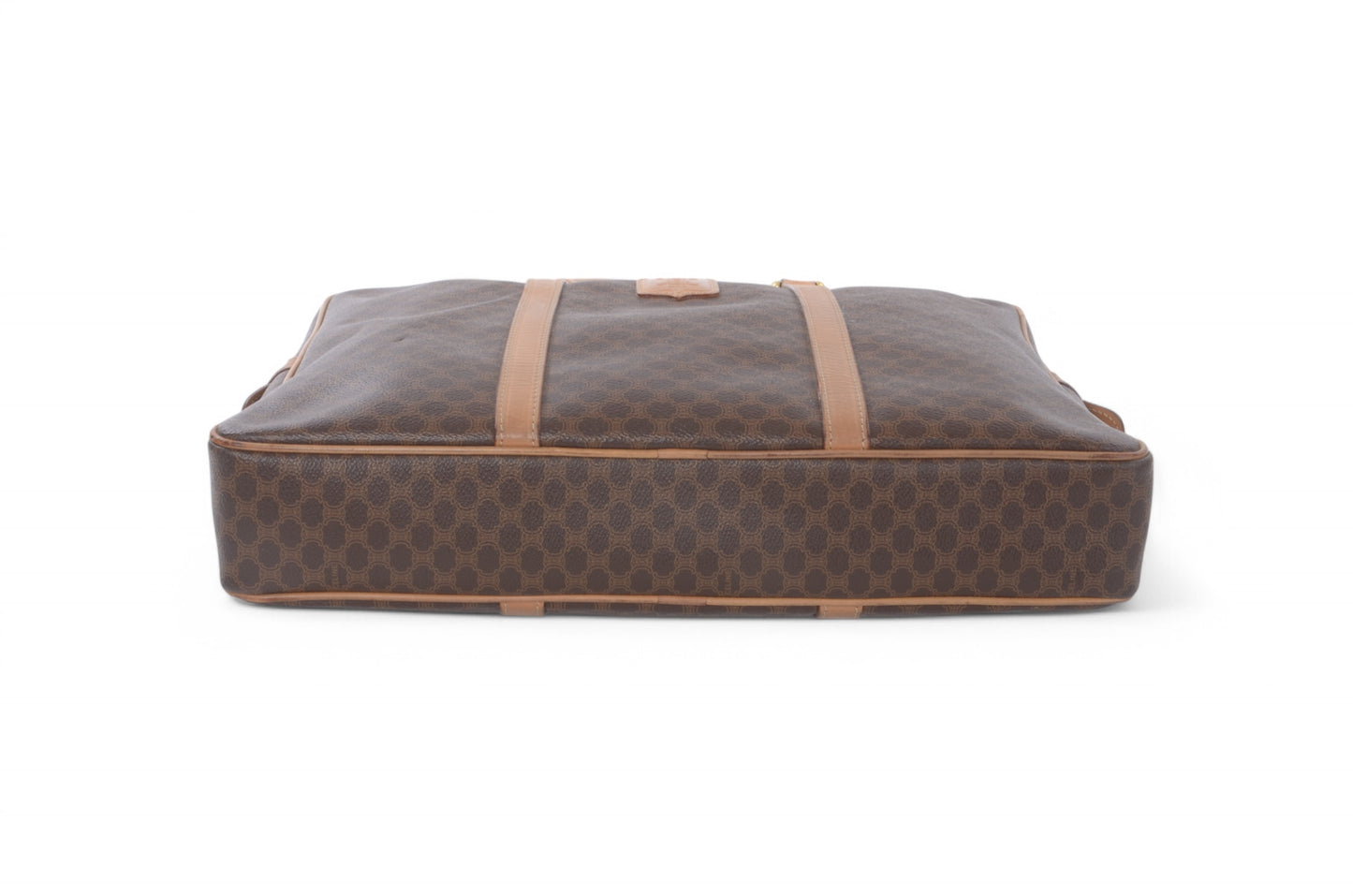 Celine Triomphe Vintage Handbag Business Bag Briefcase Brown Monogram