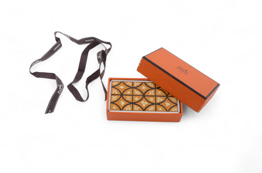 Hermès H Tissage tarot Playing Cards Card Table Game Poker Interior Box Deck of cards Vintage Gift