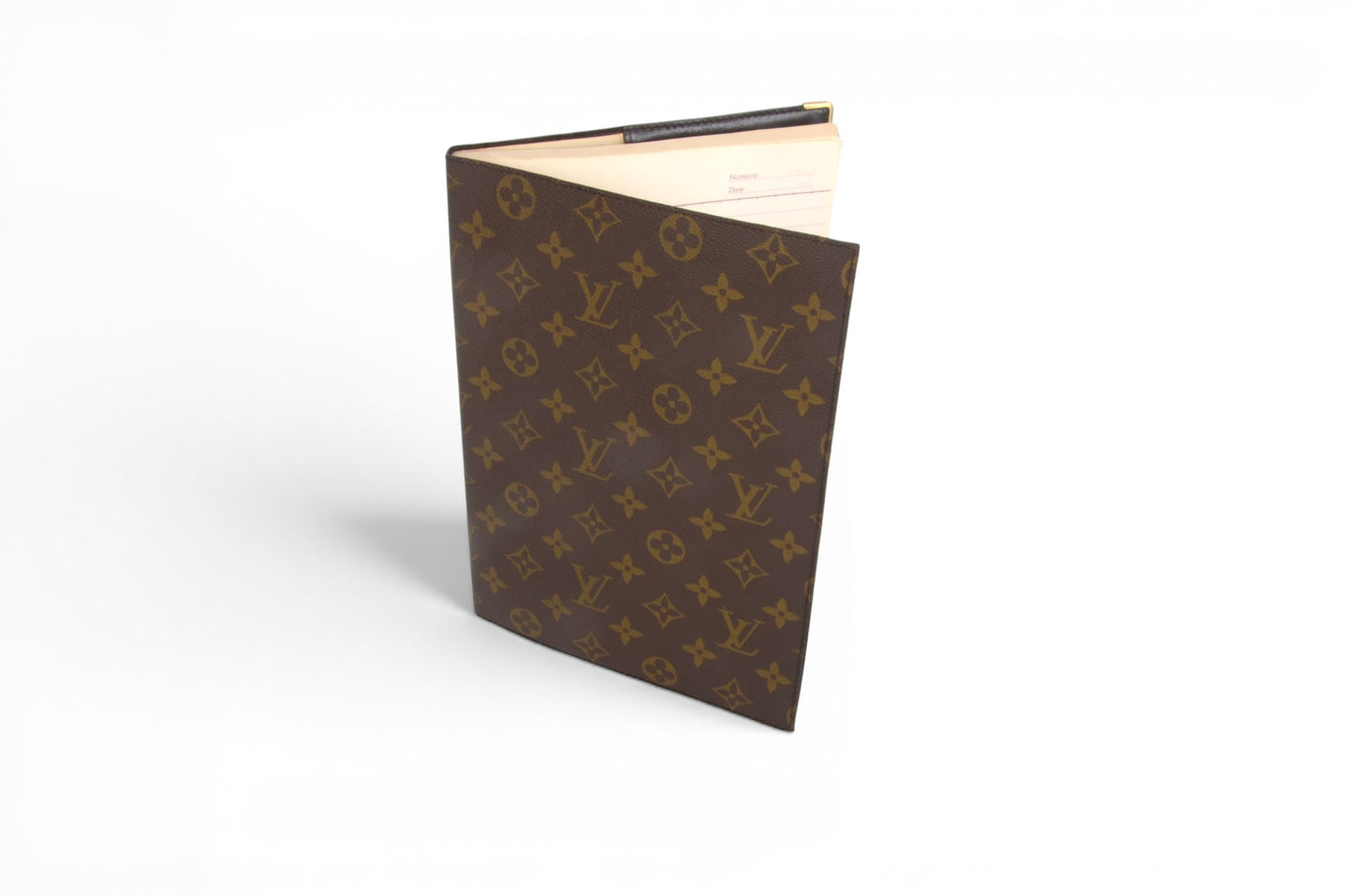 Louis Vuitton Monogram Desk Agenda Notebook Cover Book Case Notes Designer Classic