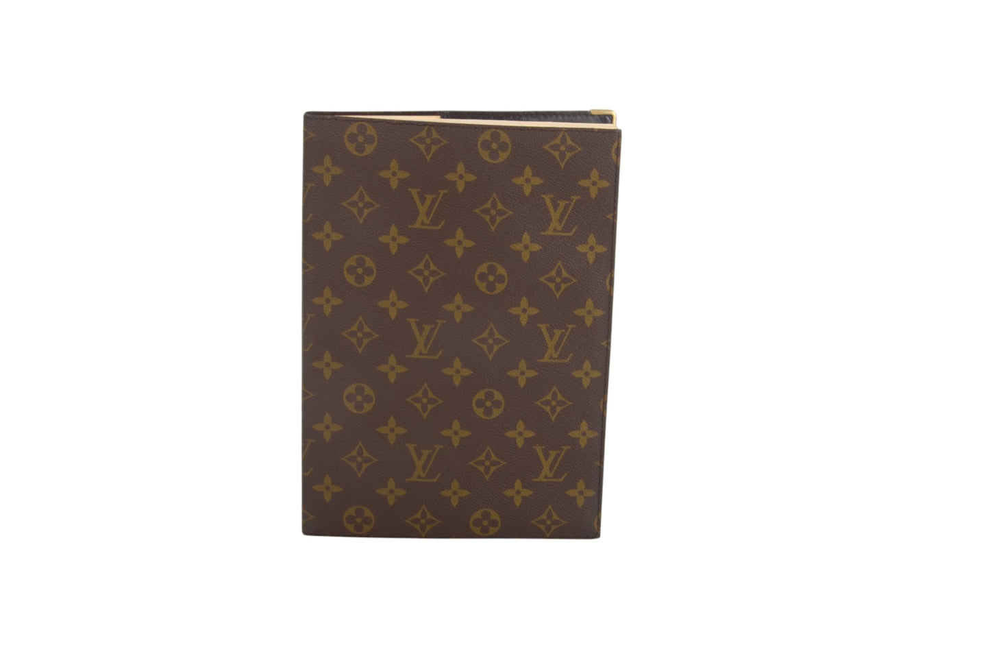 Louis Vuitton Monogram Desk Agenda Notebook Cover Book Case Notes Designer Classic