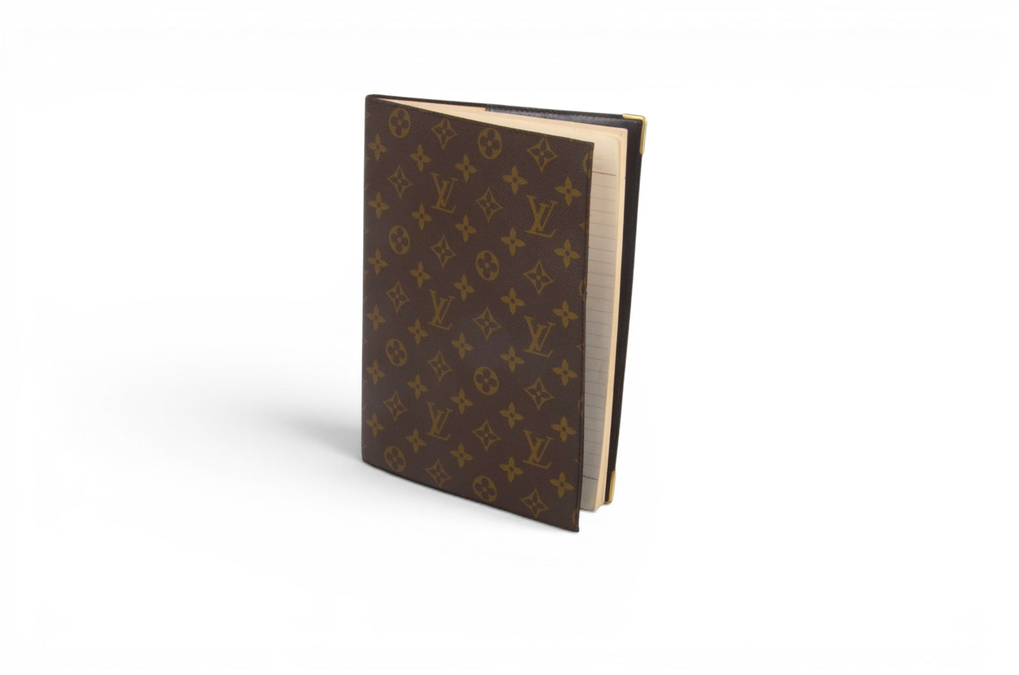 Louis Vuitton Monogram Desk Agenda Notebook Cover Book Case Notes Designer Classic