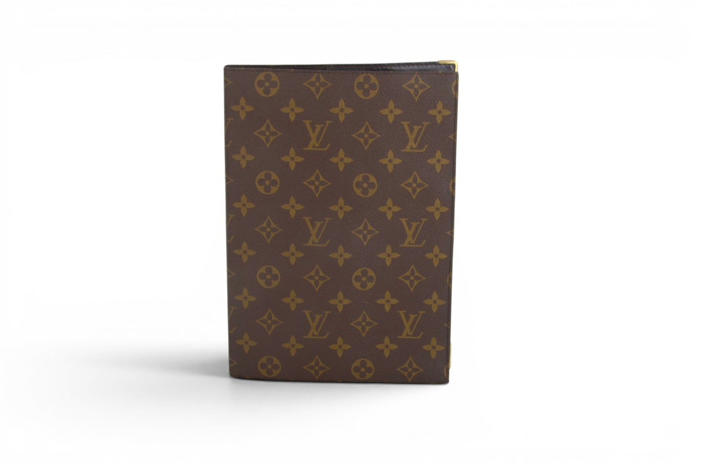 Louis Vuitton Monogram Desk Agenda Notebook Cover Book Case Notes Designer Classic