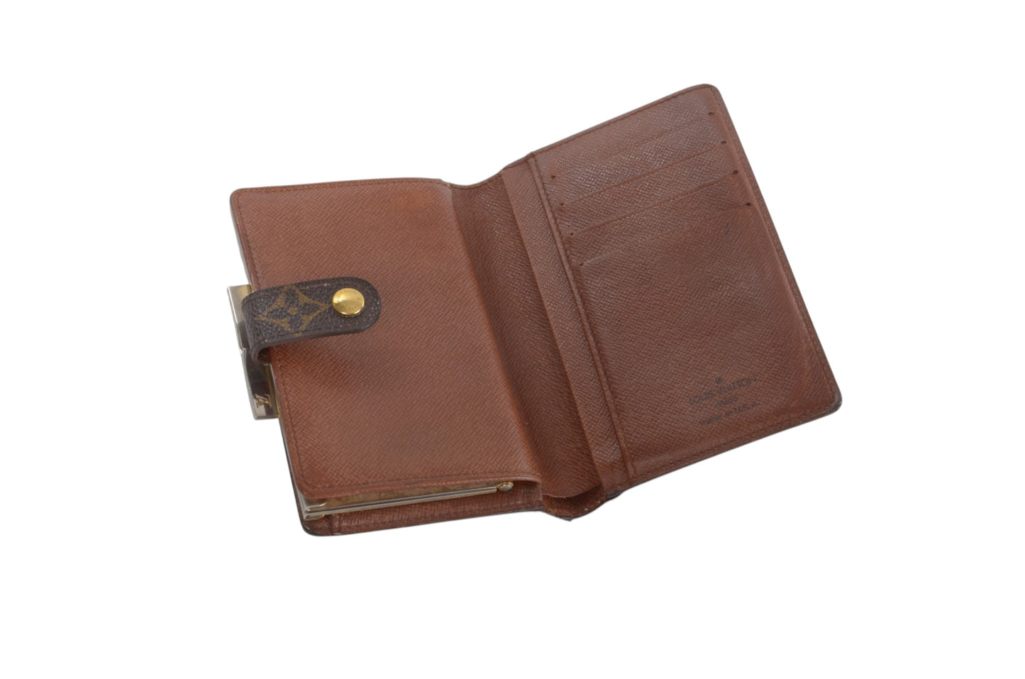 Louis Vuitton Wallet Monogram Canvas French Purse Vintage Cardholder Designer Classic