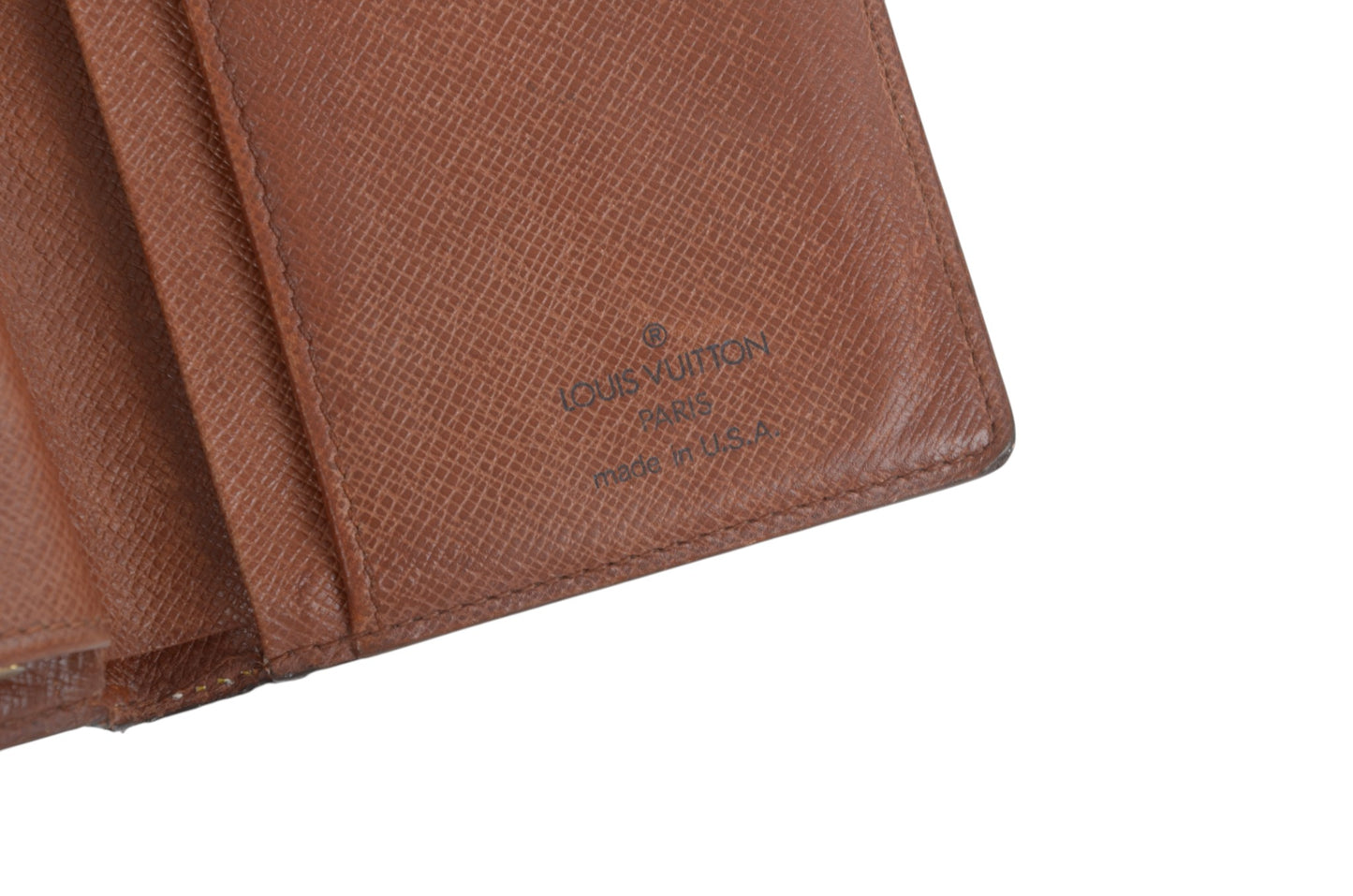 Louis Vuitton Wallet Monogram Canvas French Purse Vintage Cardholder Designer Classic