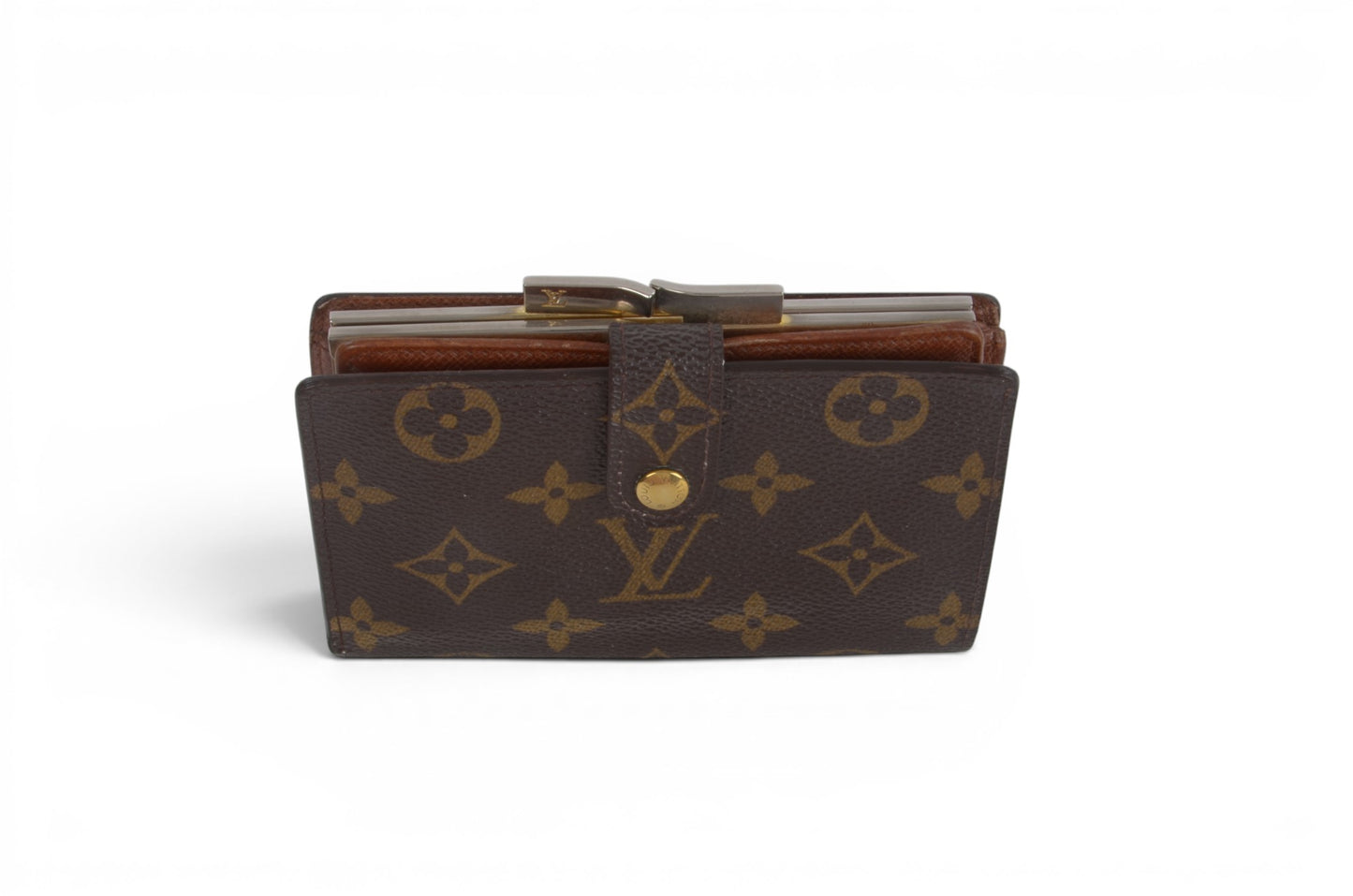 Louis Vuitton Wallet Monogram Canvas French Purse Vintage Cardholder Designer Classic